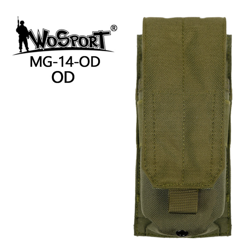 WST MOLLE AR15 / M4 Single Magazine Closed Pouch