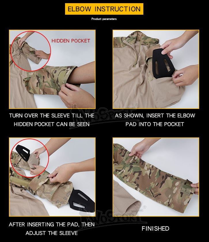 WST G4 Combat Uniform Protector Pads Set