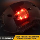 WST LADYBIRD Helmet Beacon (Red Light)