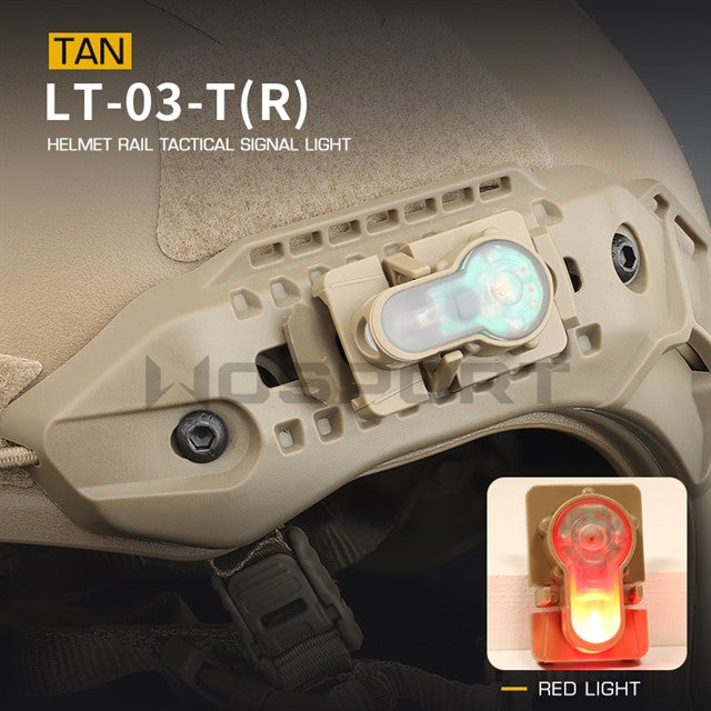 WST ARC Helmet Rail Position Light (Red LED)