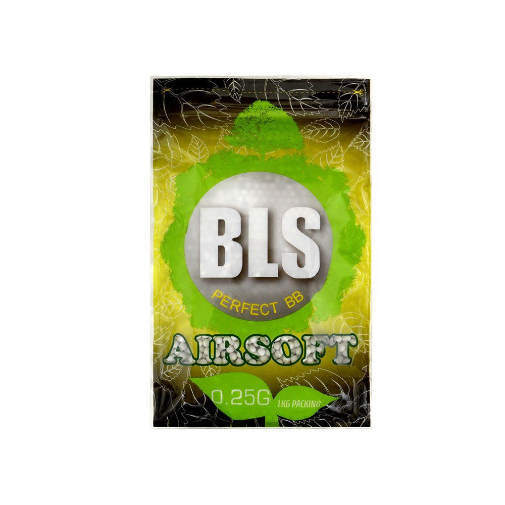 BLS 0,25g BIO Kugler, 4000 BBs - Hvid