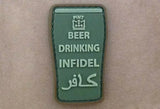 3D PATCH - Beer drinking infidel