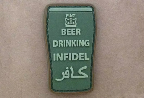 3D PATCH - Beer drinking infidel