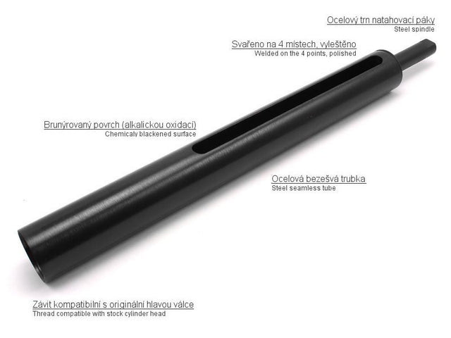 AirsoftPro CNC Steel Cylinder for WELL MB4404 / 05 / 10 / 11