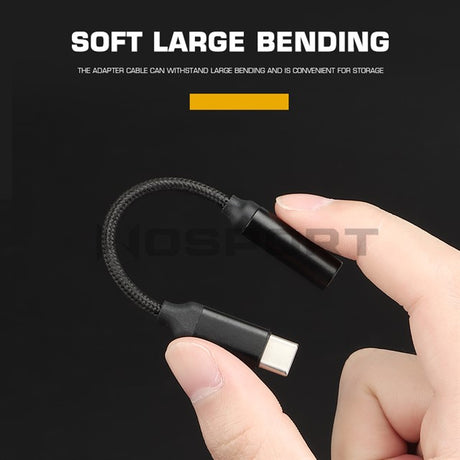 12 cm USB-C audio adapterkabel 3,5 mm hovedtelefonadapter