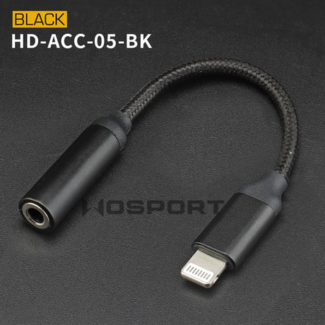 12 cm Lightning Audio adapterkabel 3,5 mm hovedtelefonadapter