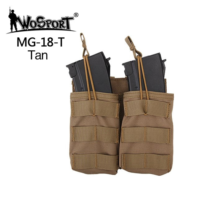 WST Open MOLLE Pouch for 2 × G36 Magazines