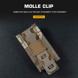 Fast Type Single 9mm Magasin Pouch - Sort Multicam