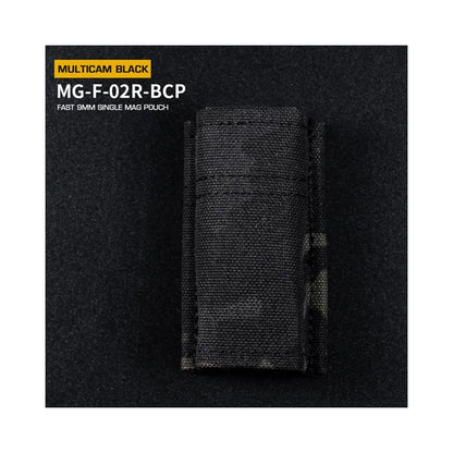 Fast Type Single 9mm Magasin Pouch - Sort Multicam