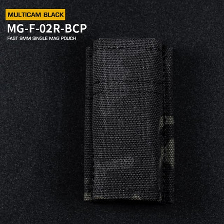 Fast Type Single 9mm Magasin Pouch - Sort Multicam