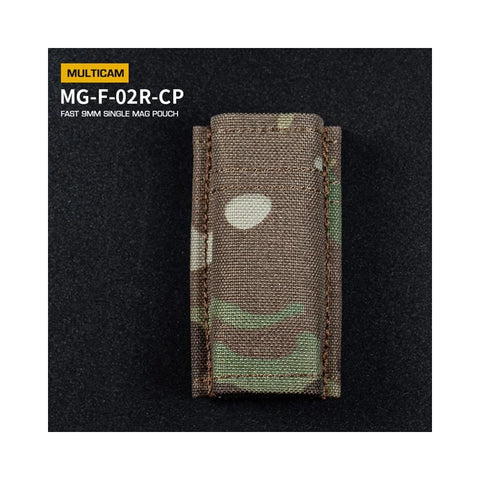 Fixed Type Single 9mm Magazine Pouch - Multicam