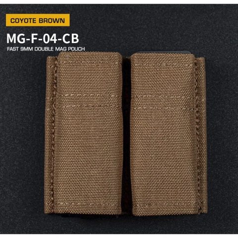 FAST Type Double 9mm Magasin Pouch - Coyote