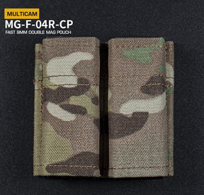 FAST Type Double 9mm Magasin pouch - Multicam
