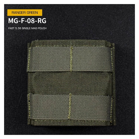 FAST Type Single 5.56 Magasin pouch (Short) Ranger Green