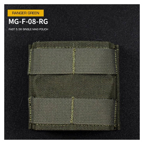 FAST Type Single 5.56 Magazine pouch (Short) Ranger Green