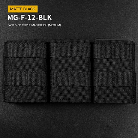 FAST Type Triple 5.56 Magasin pouch (Medium) Sort