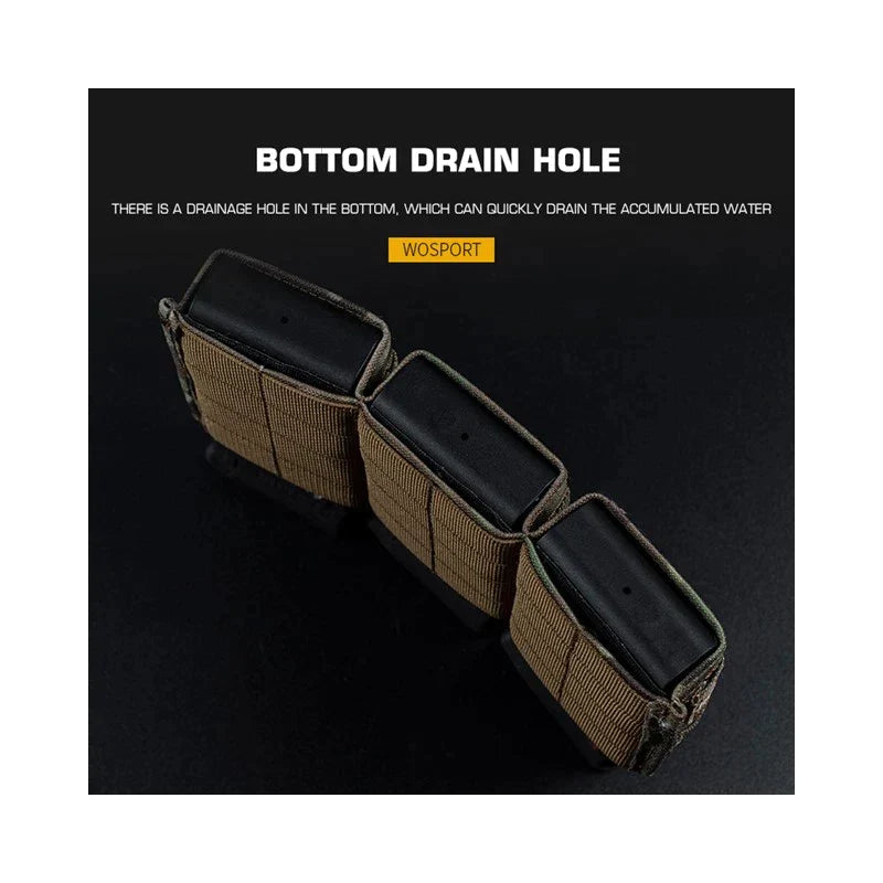 FAST Type Triple 5.56 Magasin pouch (Medium) Ranger Green