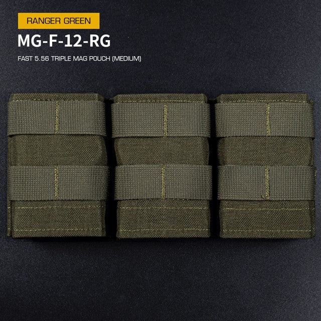 FAST Type Triple 5.56 Magasin pouch (Medium) Ranger Green