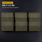 FAST Type Triple 5.56 Magasin pouch (Medium) Ranger Green