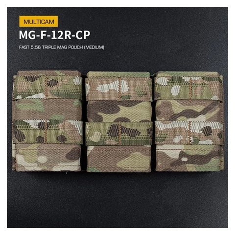 FAST Type Triple 5.56 Magazine pouch (Medium) Multicam