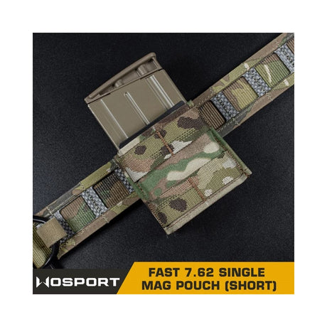 Fast Type Single 7.62 Magasin Pouch (Short) Sort Multicam