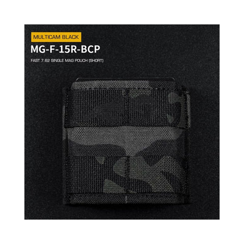 Fast Type Single 7.62 Magasin Pouch (Short) Sort Multicam