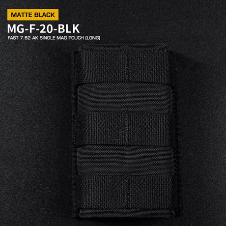 Fast Type Single 7.62 Magasin Pouch Til AK - Sort