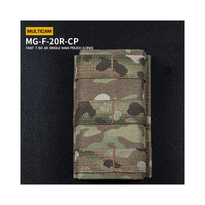 Fixed Type Single 7.62 Magazine Pouch For AK - Multicam