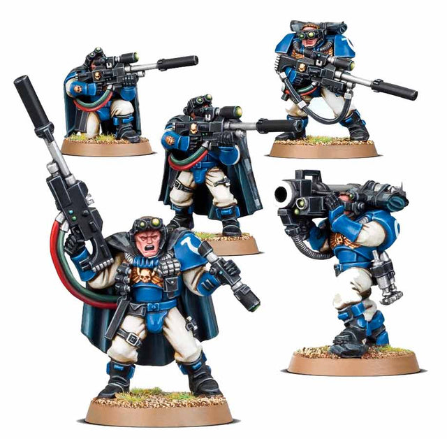 Space Marines Scouts With Sniper Rifles