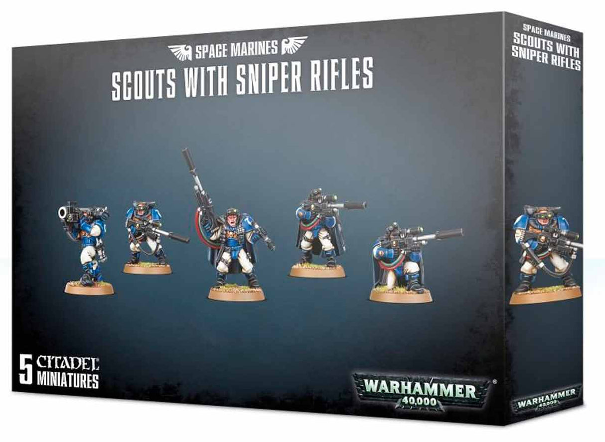 Space Marines Scouts With Sniper Rifles