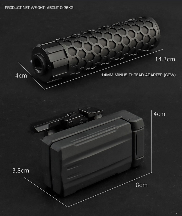 WST X3600 TRACER (Bluetooth Chrono) Unit Suppressor