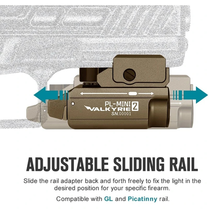 OLIGHT Valkyrie PL-Mini 2 Pistol Lygte 600 lm Tan