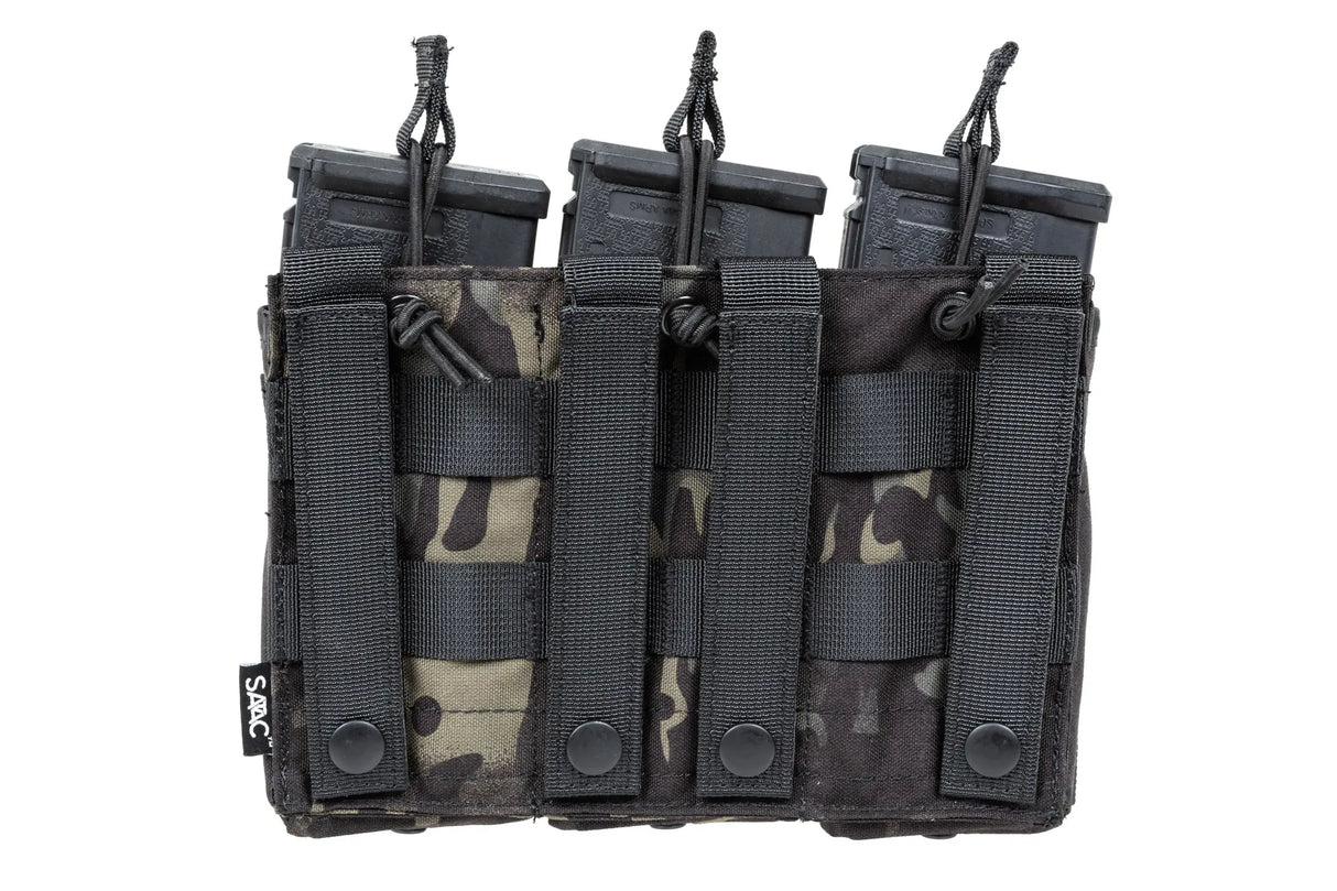 Triple open type loader for M4/M16 magazines Specna Arms Tactical Multicam Black