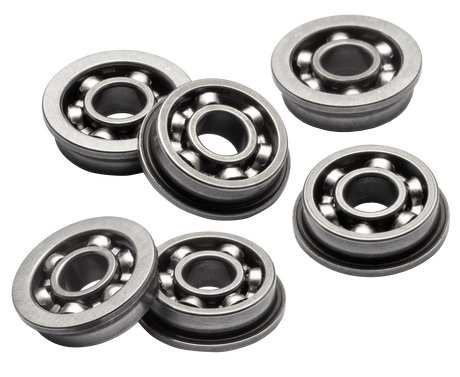 OPEN STEEL BEARINGS BUSHINGS 8 MM READY FOR EXTREME MECHANICAL STRESS