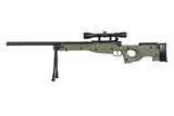 SA-S11 Sniper m/ Kikkert og Bipod 3 Joule - Sort