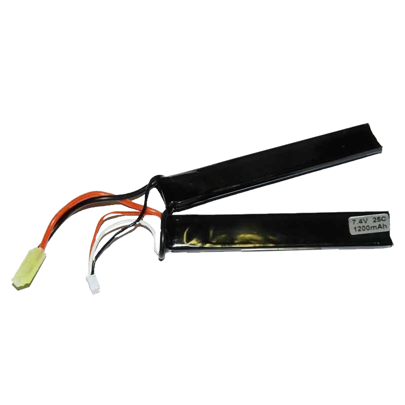 X-Cell LiPo Batteri 7,4V 1200mAh 25C - Nunchuk, Lille Tamiya