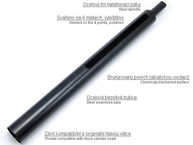 AirsoftPro CNC stålcylinder til Snow Wolf M24 bolt action