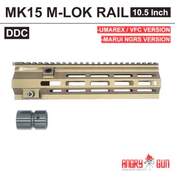 Angry Gun SUPER MODULAR M-LOK forskæfte 10,5" til HK416 – DDC