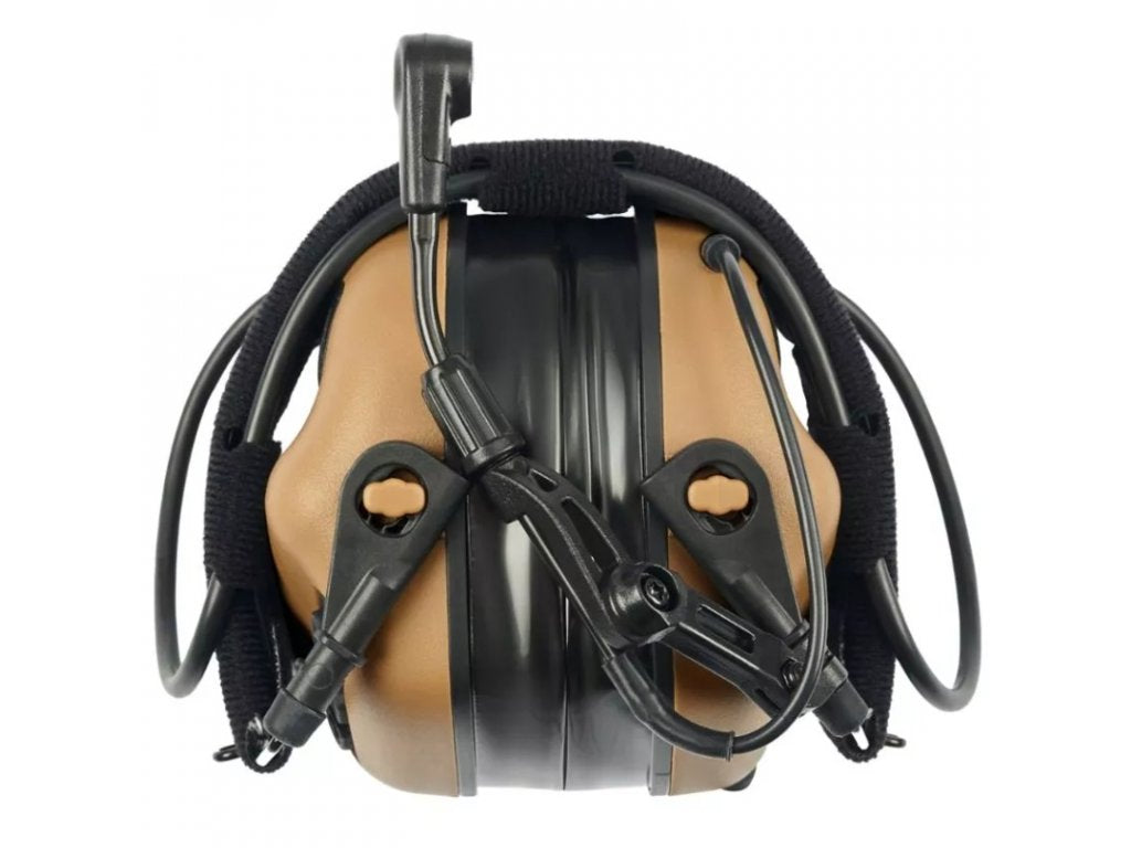 EARMOR M32 PLUS Elektronisk Taktisk Hovedtelefon - Coyote Brown