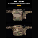WST Fanny Pack MOLLE Adapter Panel, Small (4 Rows)