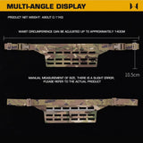 WST Fanny Pack MOLLE Adapter Panel, Large (6 Rows)