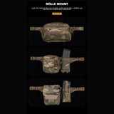 WST Fanny Pack MOLLE Adapter Panel, Large (6 Rows)
