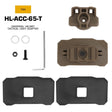 WST Universal Helmet Tactical Light Adapter, VELCRO Mount
