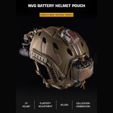 WST NVG Battery Helmet Pouch, VELCRO Mount
