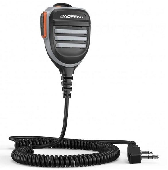 External Speaker with Mic for Baofeng Radios, Kenwood 2-pin