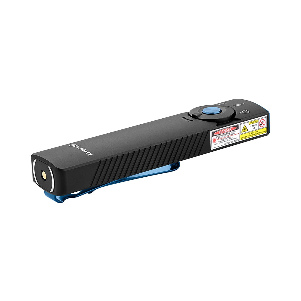 OLIGHT Arkfeld Pro UV lygte 1300 lumen med grøn laser – sort