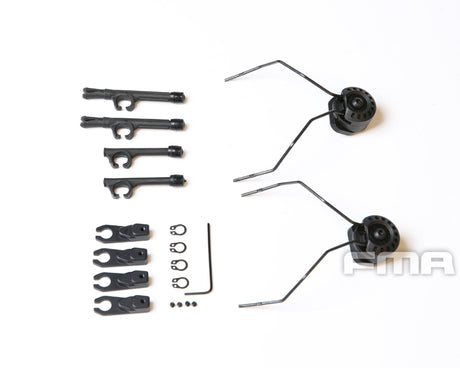 Universal Modulerbart FARA OTH Fastgørelses ARC Skinne Kit - Sort