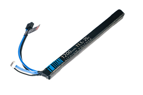 TITAN Li-Po Batteri 11.1V 1200mAh 25C (T-Dean) – Stick / AK