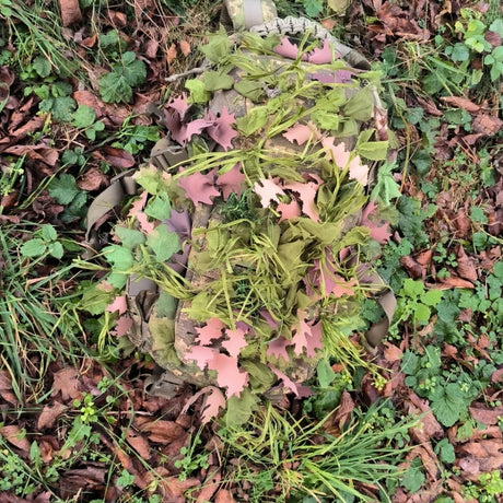 Pakke med 3D SilkLeaf Camouflage Blade, Oak (25 stk) - Brun