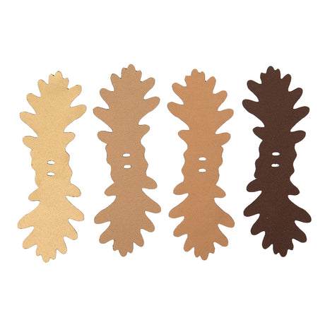 Pakke med 3D SilkLeaf Camouflage Blade, Oak (25 stk) - Brun